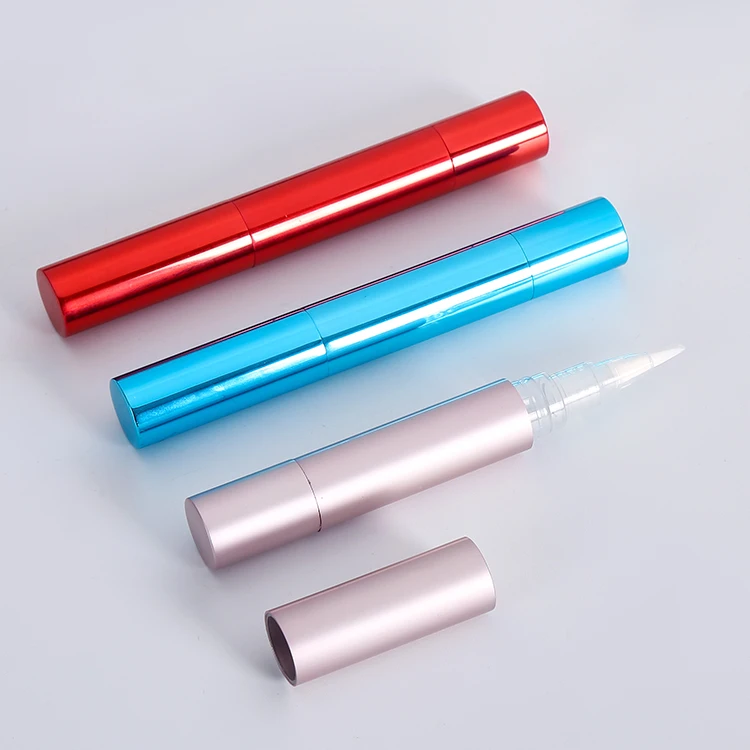 4ml Empty Pen Tube For Cuticle Oil Nail Oil In Shinny Gold And Silver