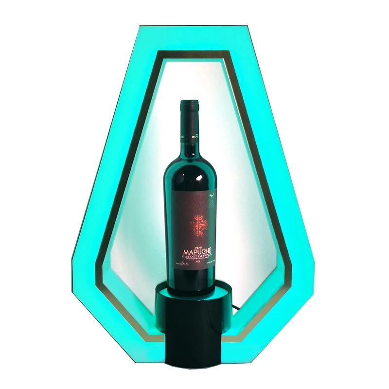 Acrylic Wine Product Display Rack Bverage Box Drinking Bottle Shelf With Led Customized Buy