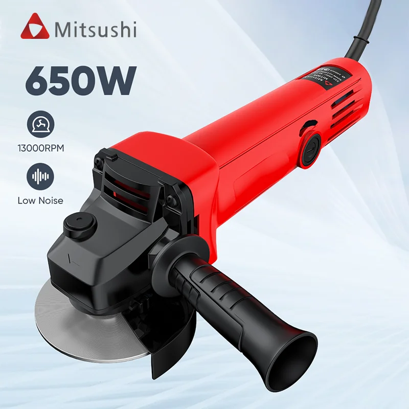 Mitsushi High-Quality Metal Electric Powerful Angle Grinder Factory  Wholesale Powerful Angle Grinder High Efficiency Tools
