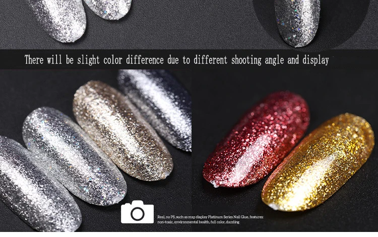 Factory Price Platinum glue Private label nail polish Painting Gel Paint Nail Art paint glitter gel details