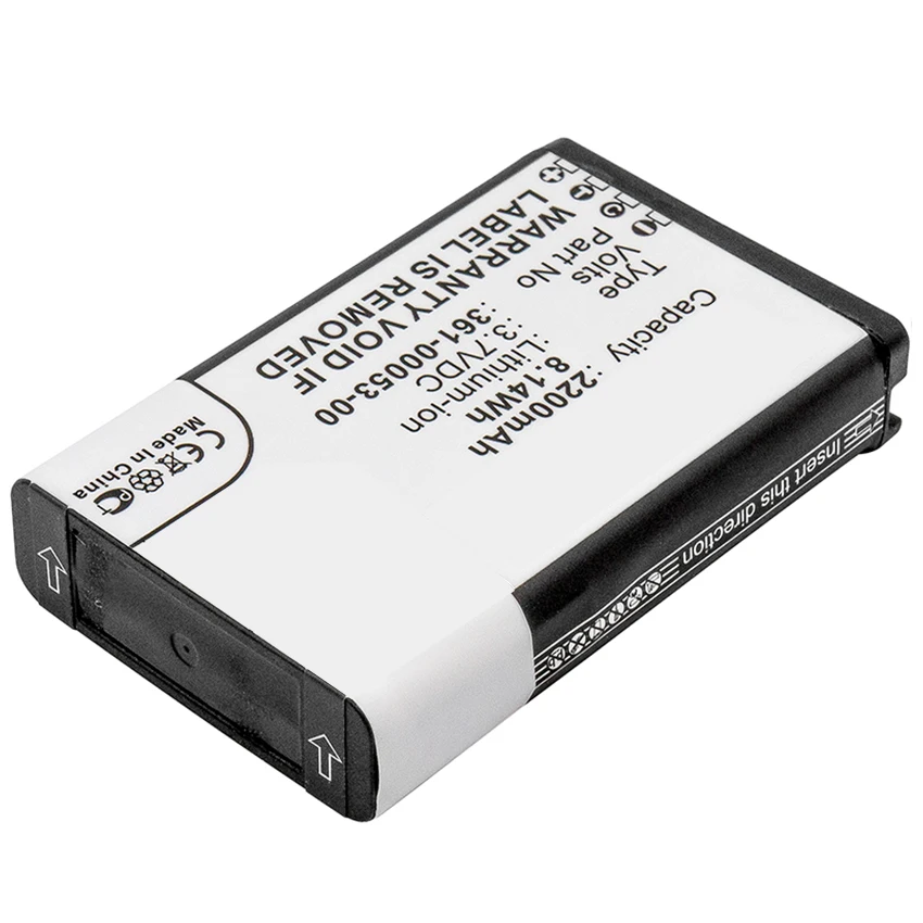 Batterie 2200mAh Compatible Garmin Alpha 100 - Remplace 010-11599-00, 010-11654-03, 361-00053-00 - Li-ion 3.7V, Pour GPS Handheld