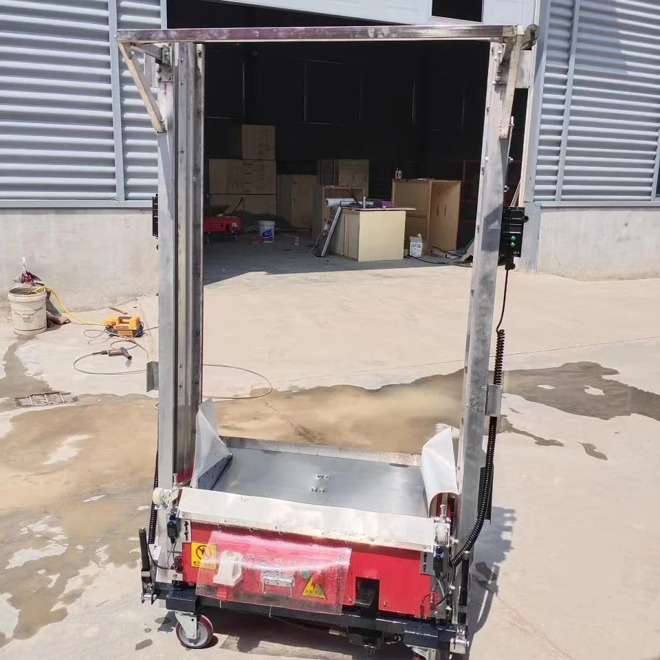 1000 M2/8h Automatic Cement Rendering Machine Wall Plastering Robot Render Machine