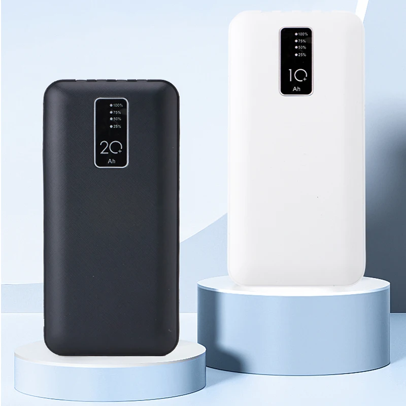 Built-in 4 Cable 3 USB Ports Custom Phone Fast Charging Portable Charger 20000mAh Power Bank for Oraimo