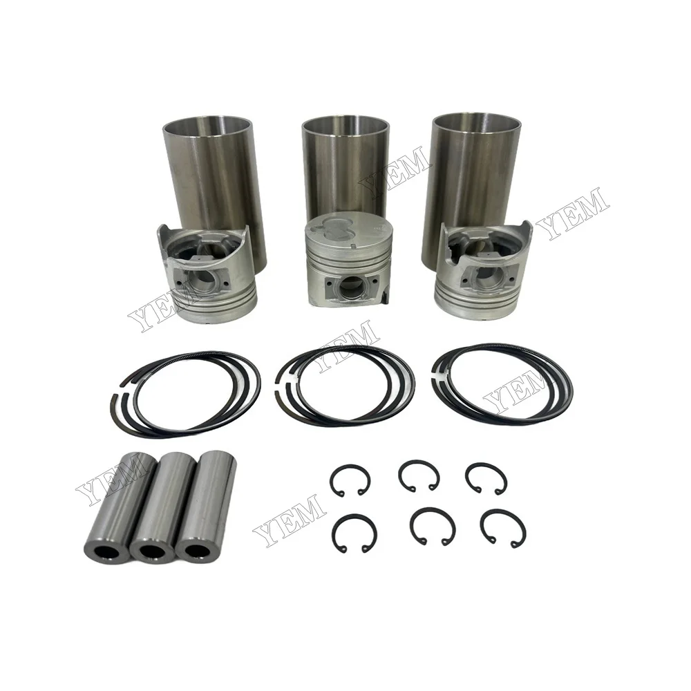 For Isuzu 3LD1 Cylinder Liner Kit Repair Part Engine Rebuild Kit