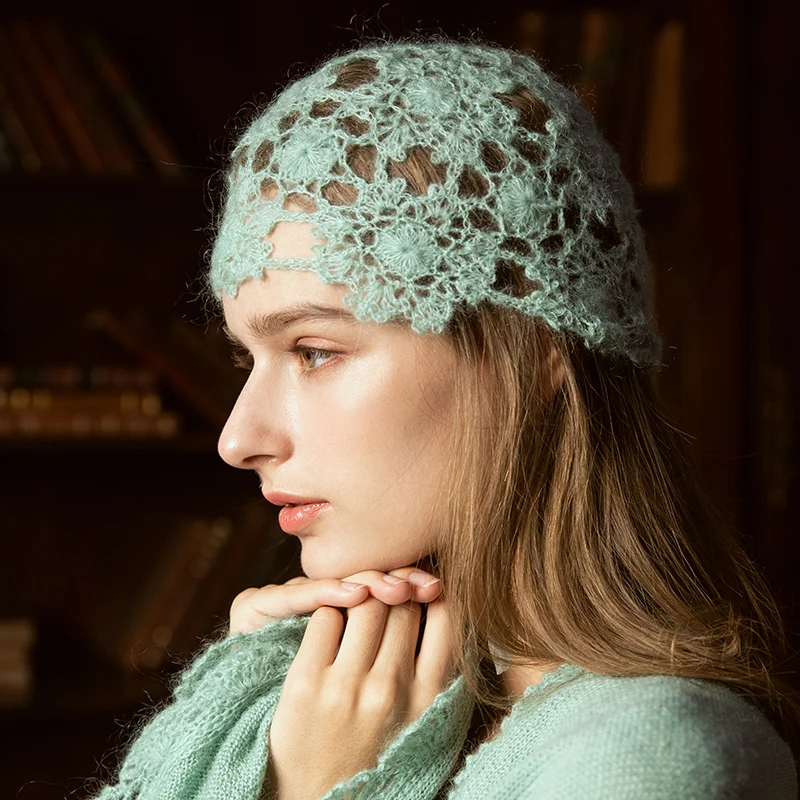 Buy Crochet Skull Cap,Handmade Knit Hat 