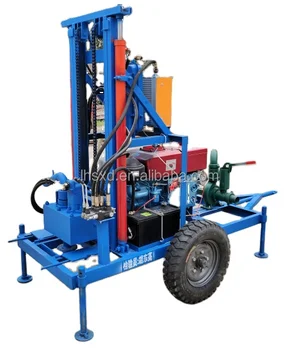 More Powerful 100meters 150meters Borehole Water Well Drilling Machine ...