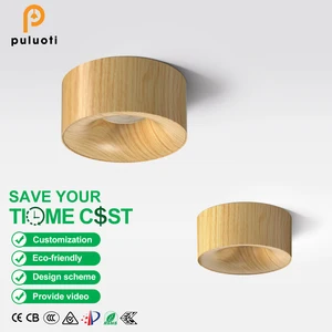 Nordic Modern Circle Design LED 3000K Ceiling Lamp Log Color 12w Surface Downlight for Hallway Corridor Lighting IP20 Spot Light