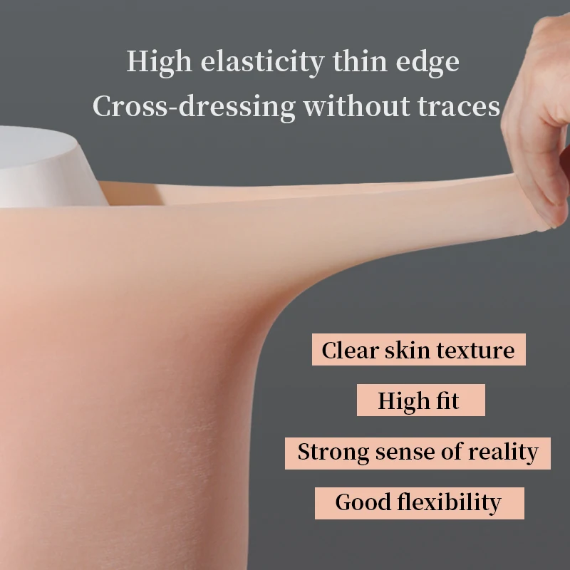 OEM/ODM New Silicone Sexy False Hip Butt Enhancer Silicone Buttock Pants Lifter Push up Hip Enhancing Ass Textured for Unisex