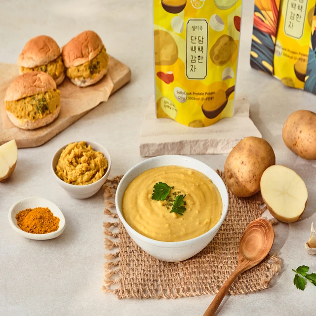 [K-food] High Protein Instant Mashed Potato Powder for Ready-to-Eat Meal Replacement HALAL Certified