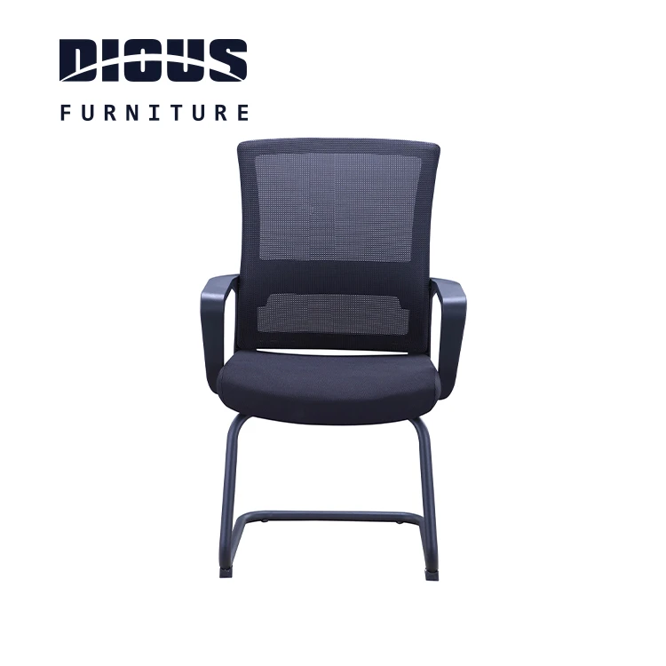 Dious cheap popular steel case office chair computer chair without wheels