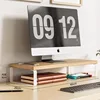 Natural wood color with white frame, 40*20*9.5cm