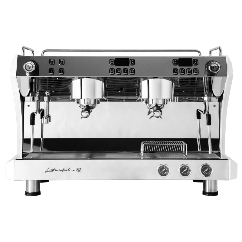 Gemilai エスプレッソマシン ホワイト 付属品あり Gemilai G3301商用エスプレッソコーヒーブリューワー