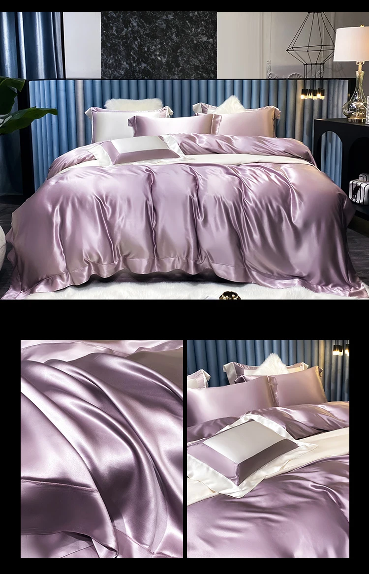 Wholesale Luxury Bamboo Bed Sheets Bamboo Duvet Cover Set Bedding Sets