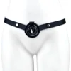Black cage with belt