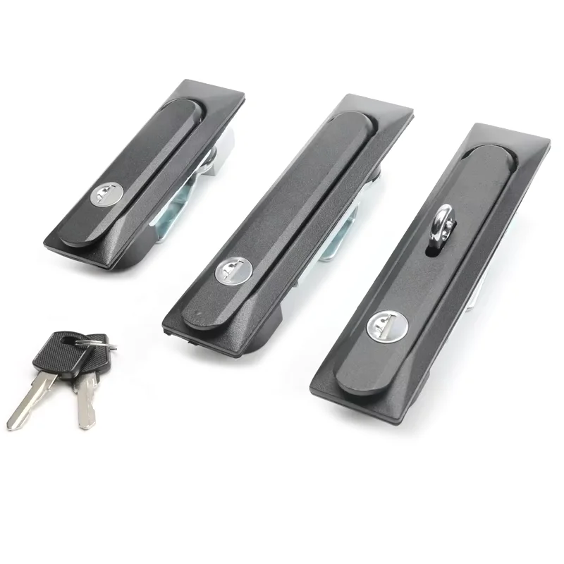 6000 Series Lock MS861 Single-Point Flat Waterproof and Dustproof Lock Outdoor Long Flat Lock with Cutting Service