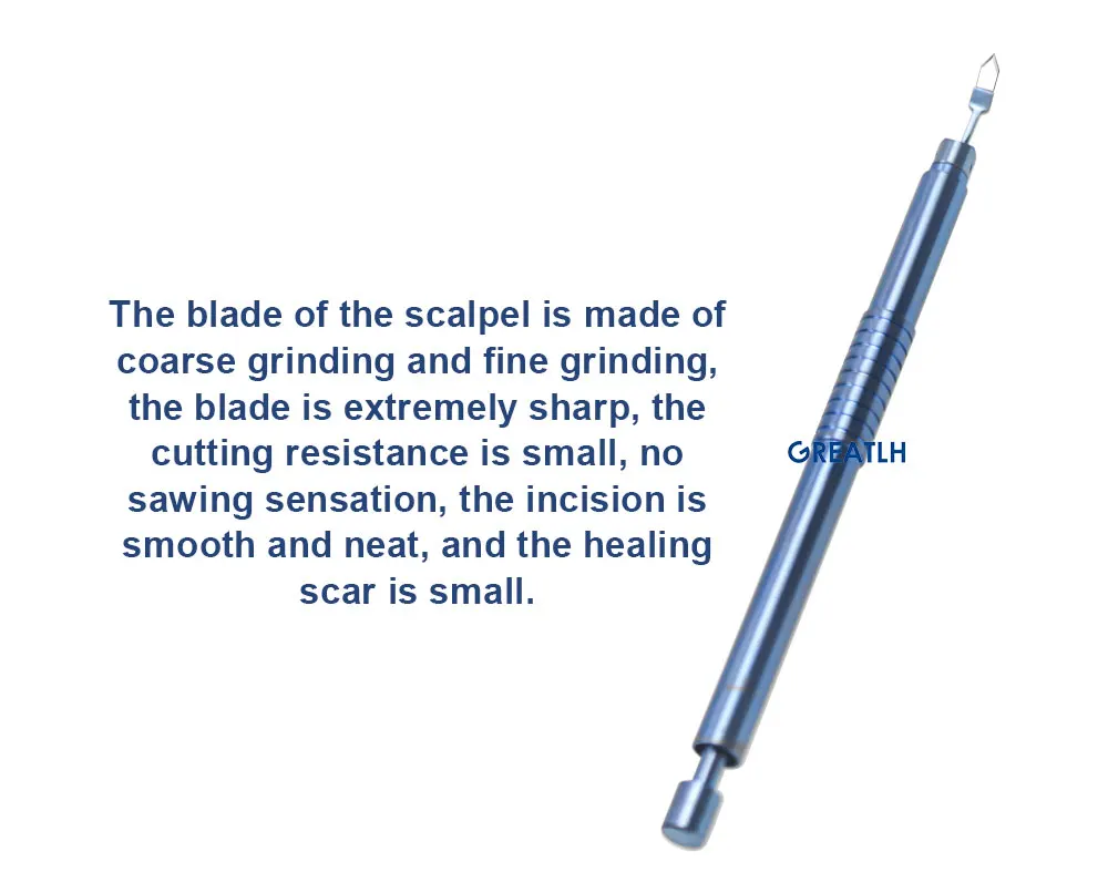 Ophthlamic Surgical Instruments Corneal Crescent Knife Lancet Cornea