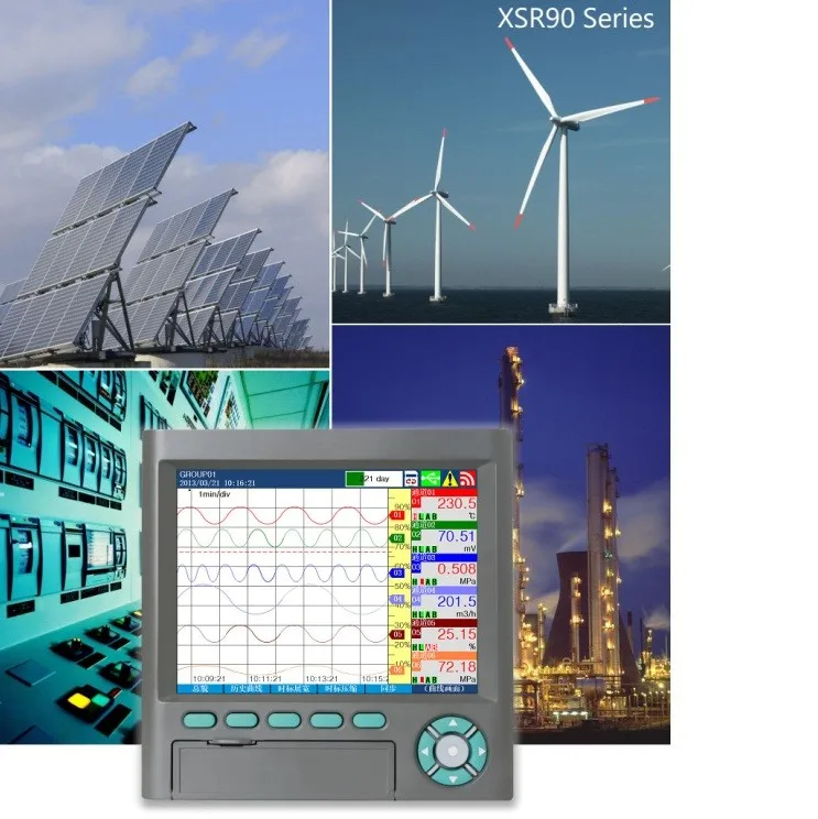 Pressure Flow and Temperature Paperless Recorder
