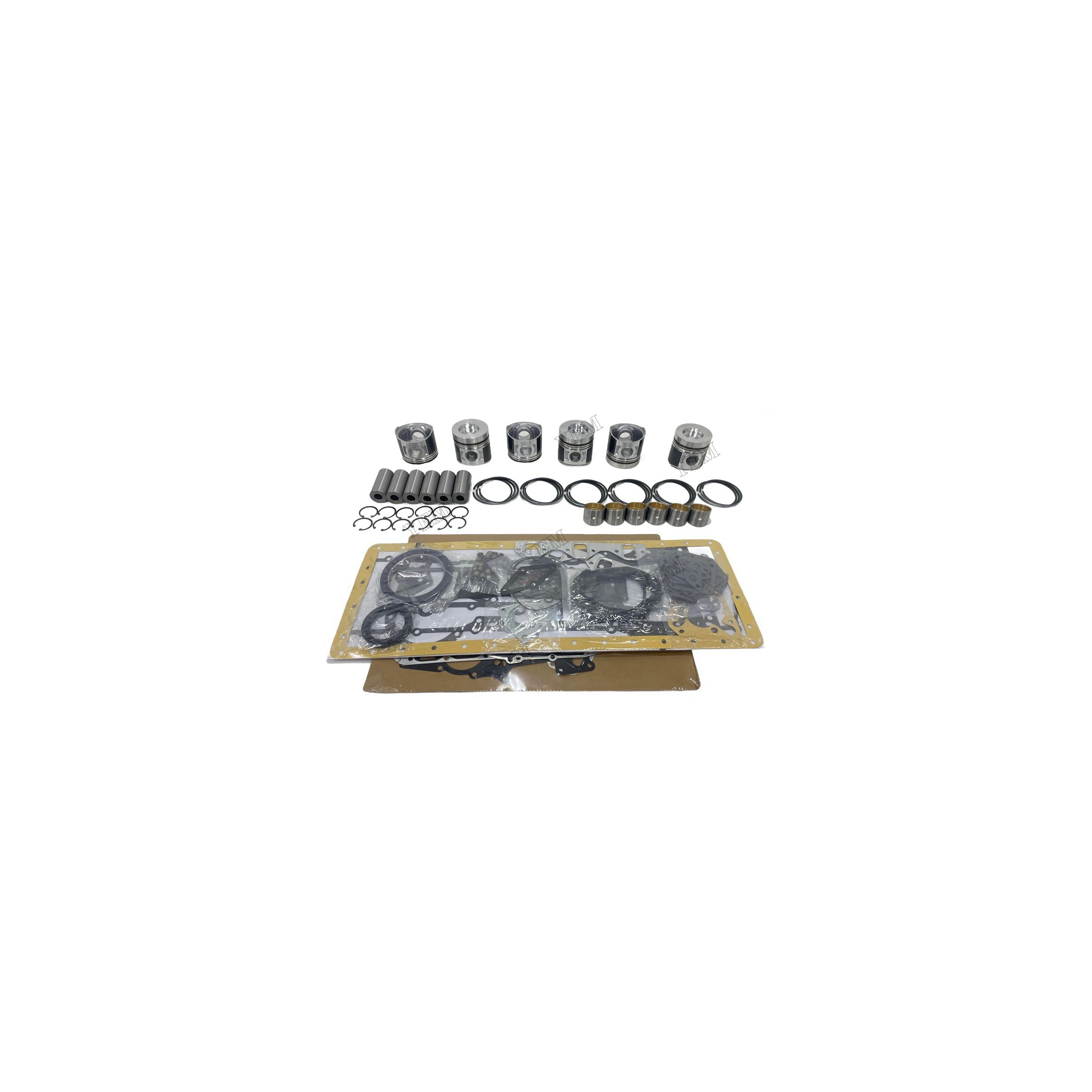 Engine Rebuilding Kit With Cylinder Gaskets Piston Rings Compatible for Caterpillar 3066 Universal Engine Parts