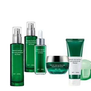 Salicylic Acid QUATERNIUM-73 for Anti-Acne Hyaluronic Acid Moisturizing and Repairing Skin Care Set for Face