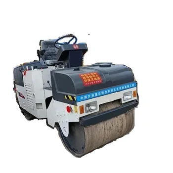 Three-ton double drum vibratory roller with good quality and low price for sale.