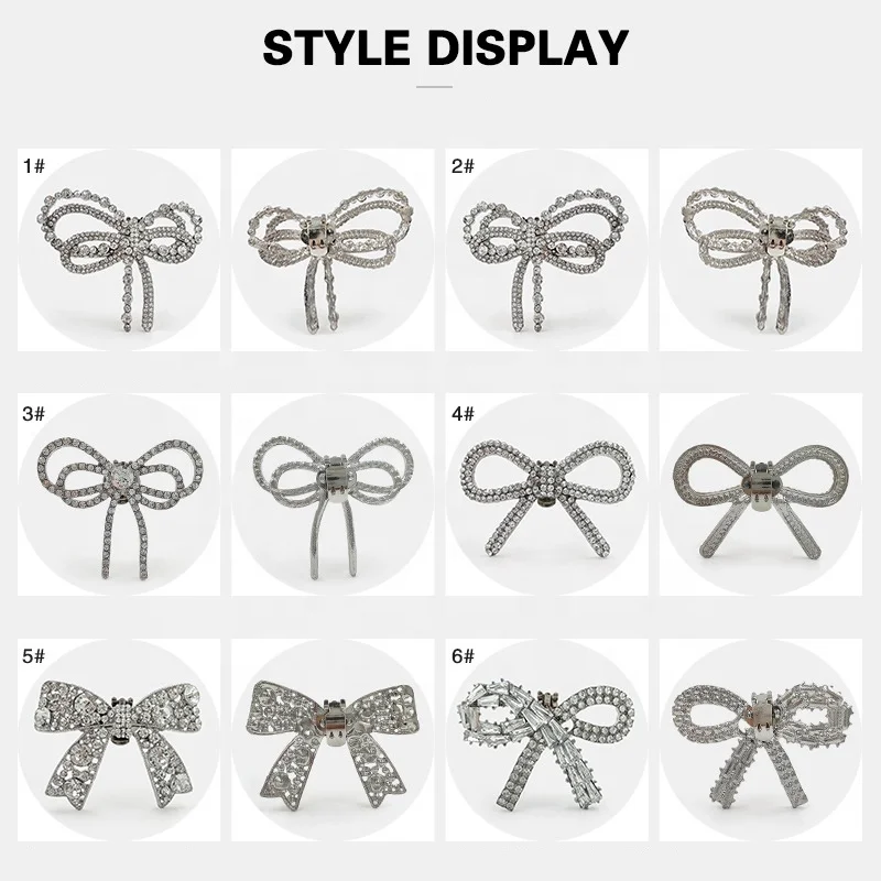 Wholesale Shoes Hardware Bag Buckle Clothing Shoelace Accessories Metal Shoe Buckle Clips