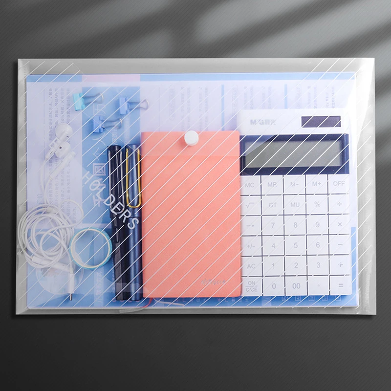 Plastic Mesh File Folder Custom Document Pvc Document Bags With Zipper for Documents and Receipt