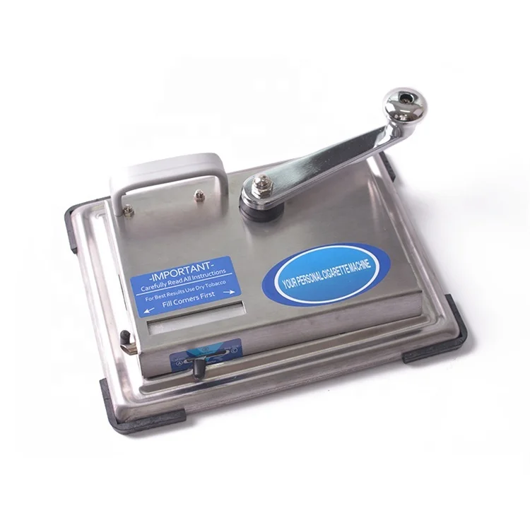 Высокое Качество Премиум Большой размер металлическая алюминиевая ручка Кривошип сигарета автоматическая машина розлива CS010