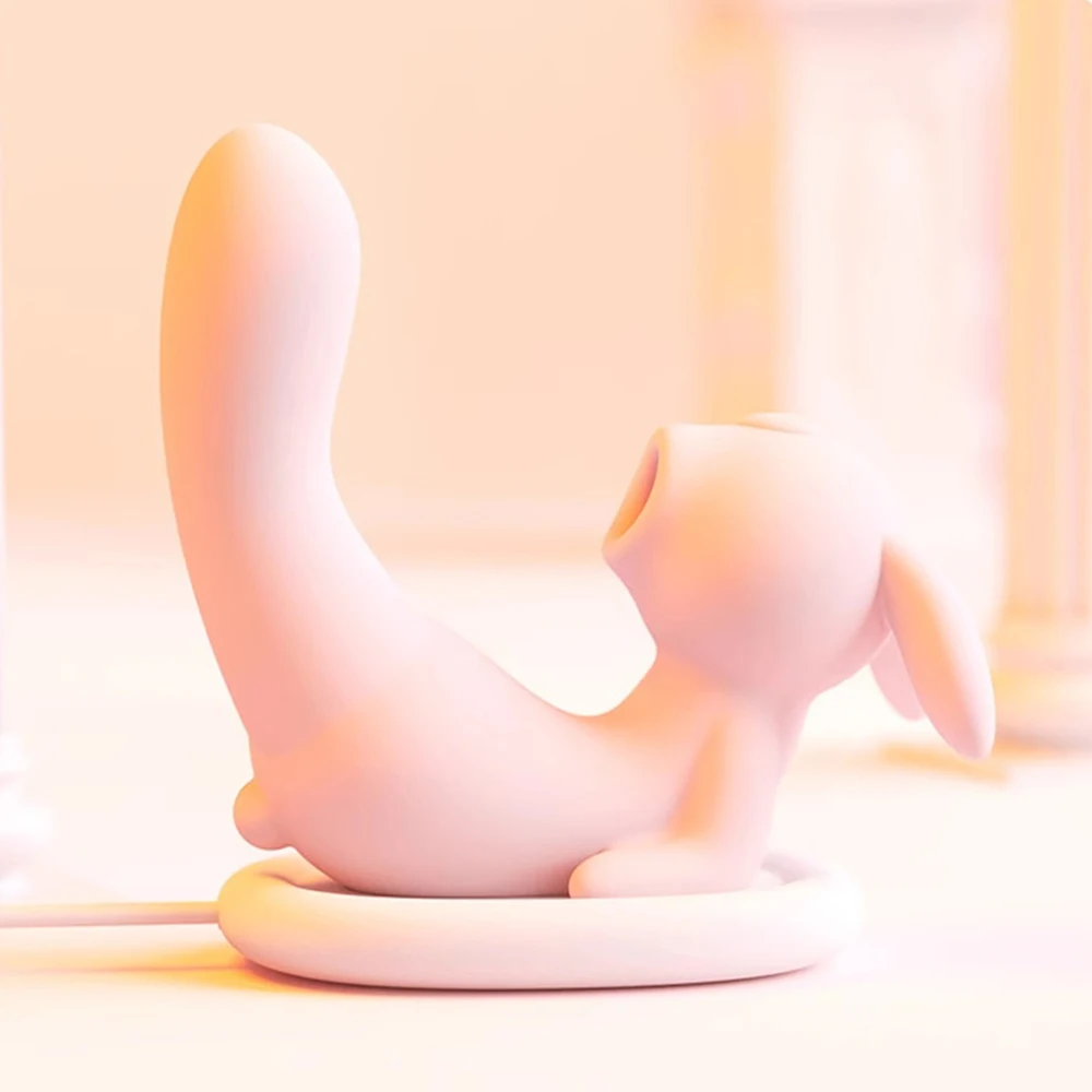 Wiederaufladbarer Klitorisvibrator mit 2 Motoren für Frauen, wasserdicht, leise, wiederaufladbar, für Klitoris und Nippel_voghion.com