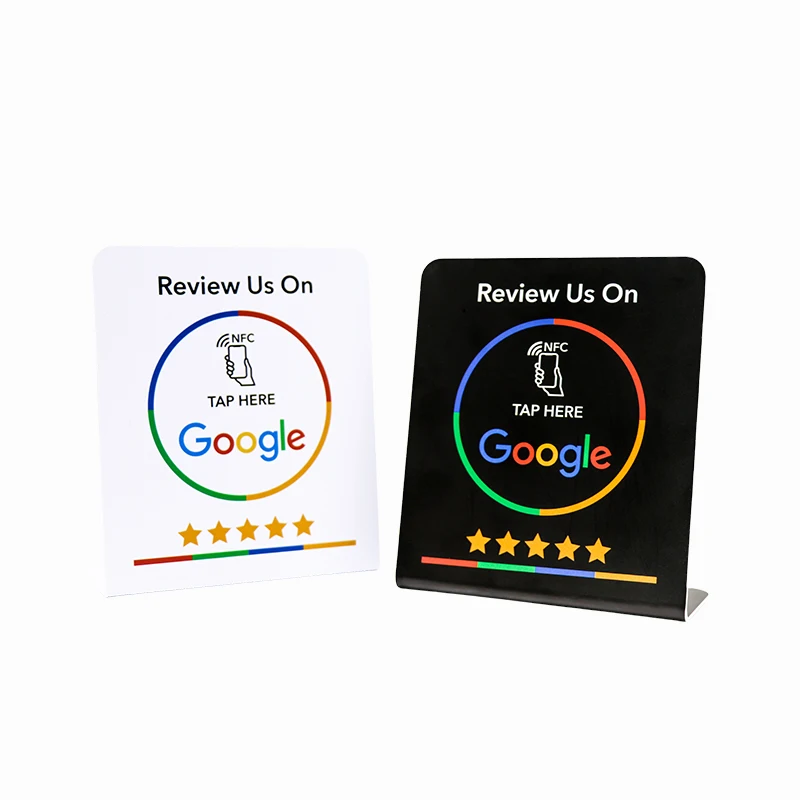 Nfc Stand Google Review Nfc Google Review Qr Code Custom Nfc Chip Stand Ntag215 Ntag216 Chip