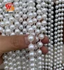 plastic  white pearl curtain