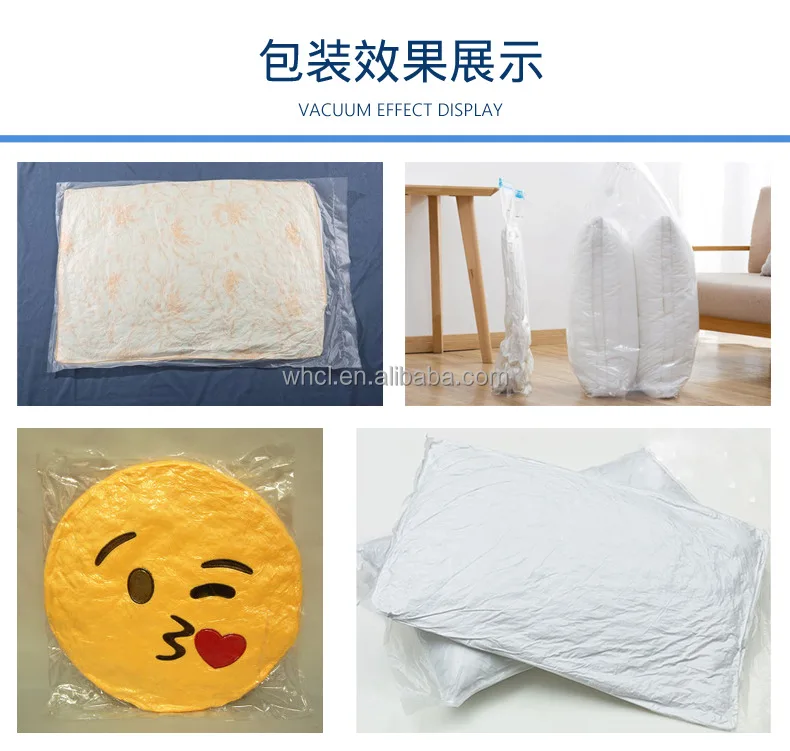 Blanket Pillow Cushion Toy Quilt Vacuum Compressed Packing Sealing