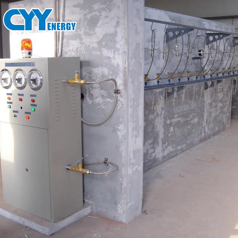 Стальной цилиндрический коллектор для наполнения кислородом, азотом, аргоном