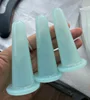 Ventouses en silicone bleu gelée régulier