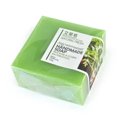 Private Label Handmade Deep Cleansing Anti Acne Natural Herbal Argy Wormwood Bar Soap