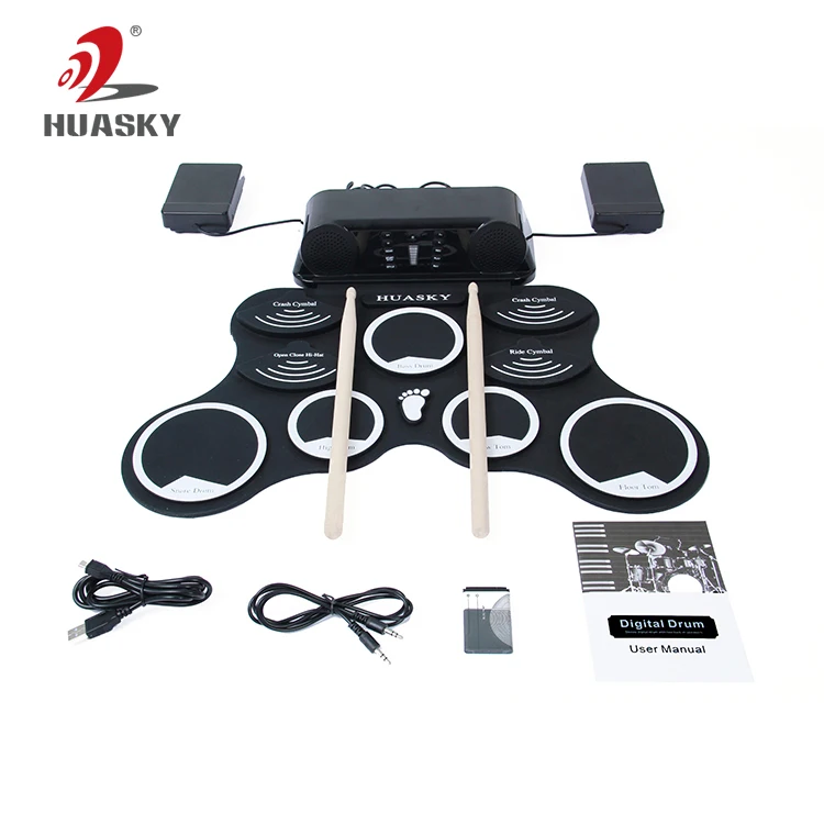 Roll up drum kit. Модули электронных барабанов в drum. набор на барабан цифры.