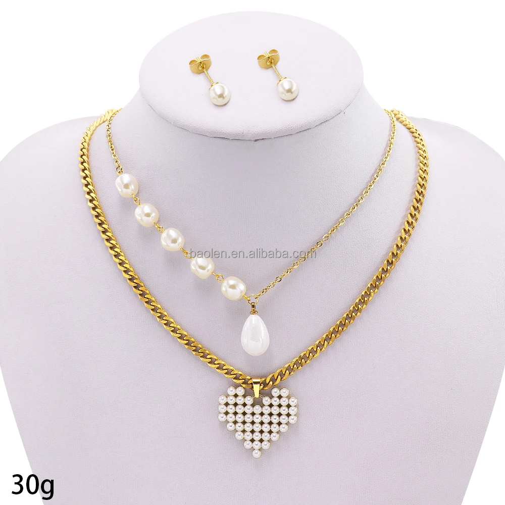 Dubai Gold Plated Jewelry Set for Women
