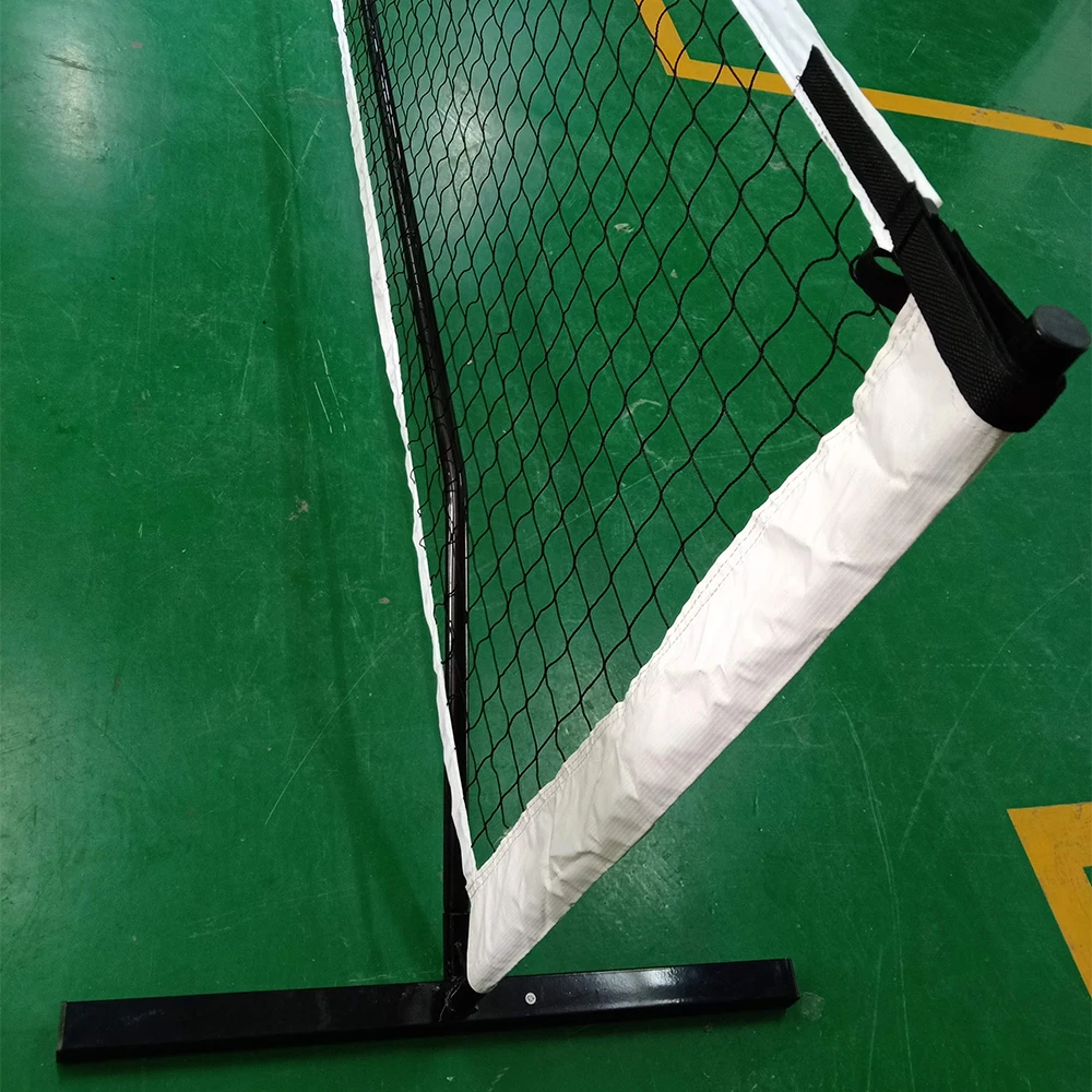 22 Feet Portable Pickleball Net Set System Outdoor Metal Frame Stand In