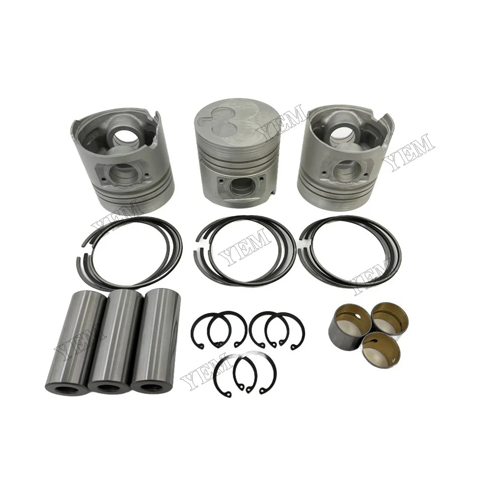 Piston Kit With Ring Compatible for Isuzu 3AD1 Engine Parts High Performance