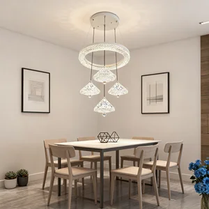 JACKSUN Restaurant Pendant Light Luxury Minimalist  Living Room Chandelier  Modern Simple Golden Pendant Light