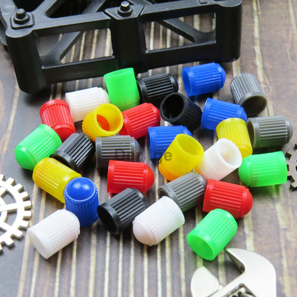 20 Tappi Coprivalvola In Plastica Per Pneumatici – Universali Con O-Ring – Grigio, Antipolvere Per Auto E Moto - 6