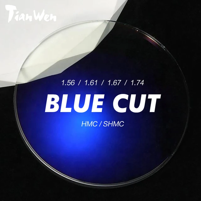 Stock 1.56 index UV420 Anti Blue Light Filter Lenses Blue Cut Lens Danyang