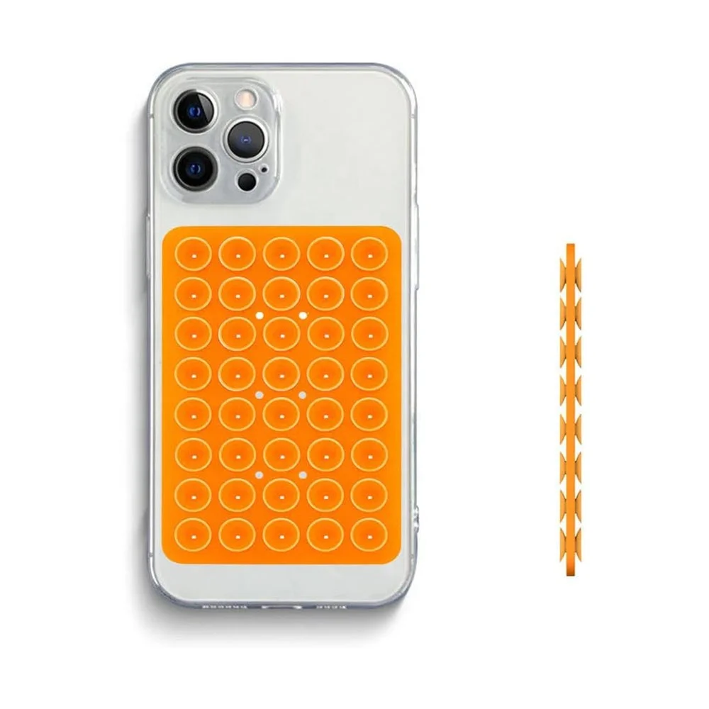 LHOEST 10 supporti per cellulare a ventosa, antiscivolo, autoadesivi in silicone per cellulare, antiscivolo, per tutti i modelli di cellulari