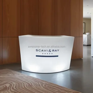 Manufacturer Colorful Plastic Durable Rechargeable Led Table