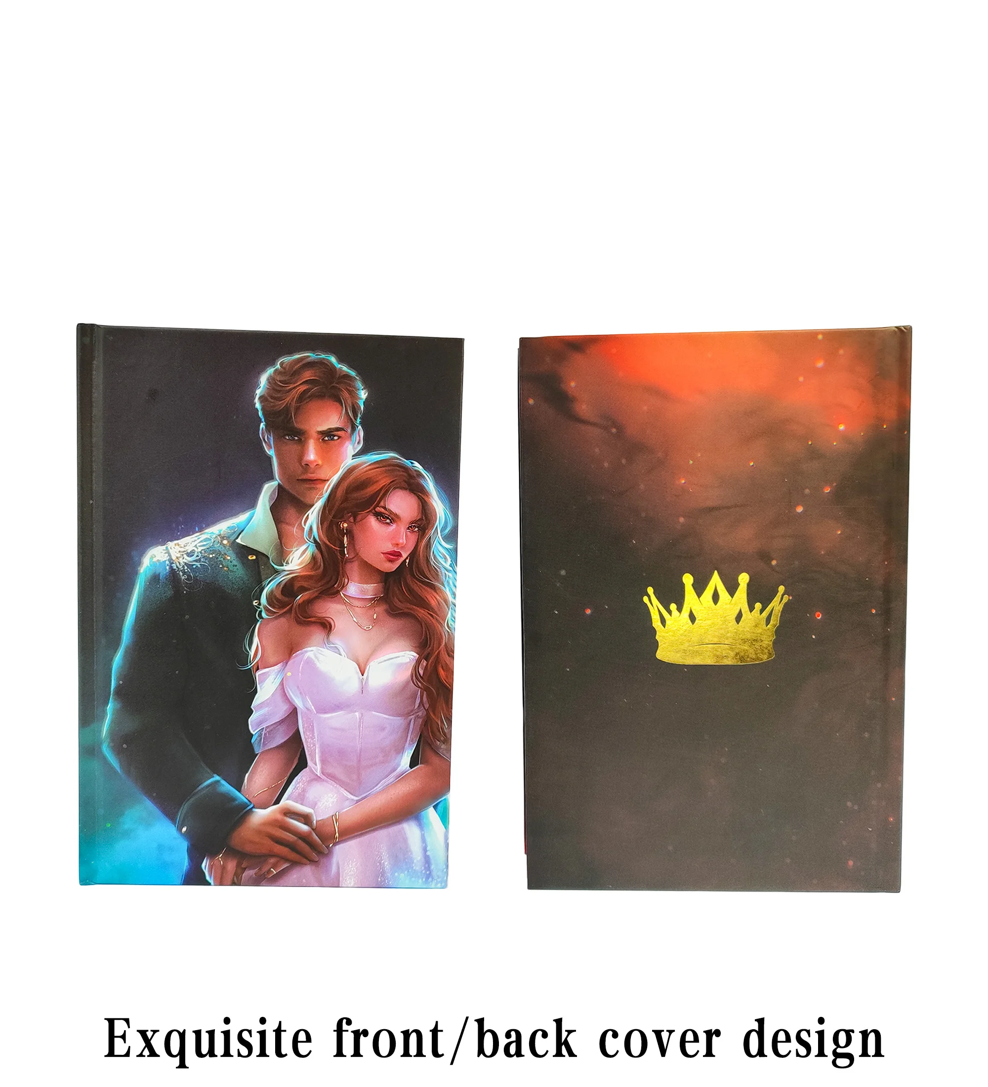 Hardcover Book Printing Services Self Publishing Custom Romance Novel Book Printing with Sprayed Edges details