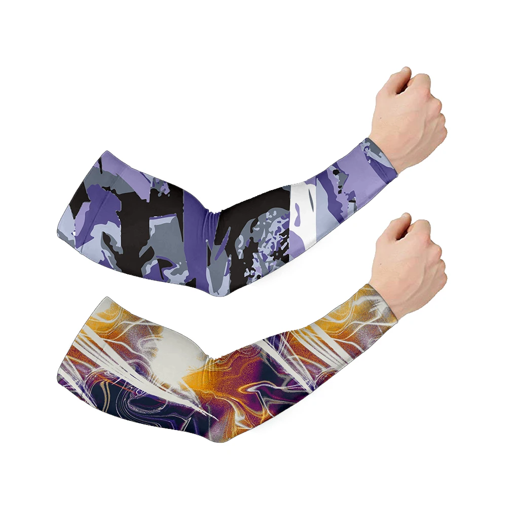 Size Custom Beauty Cartoon Characters Pattern Summer Sun Protection UV Anti-sweat Cool Multifunctional Tattoo Sleeve