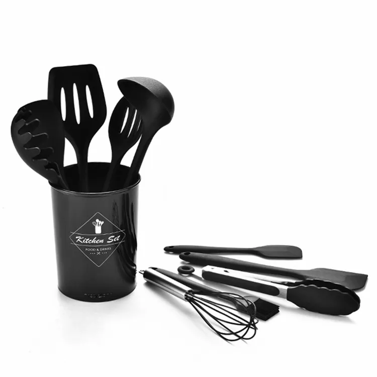 New Kitchen Tools  Silicone Kitchen Cooking Utensil Set Kitchen Utensils Spatula Set
