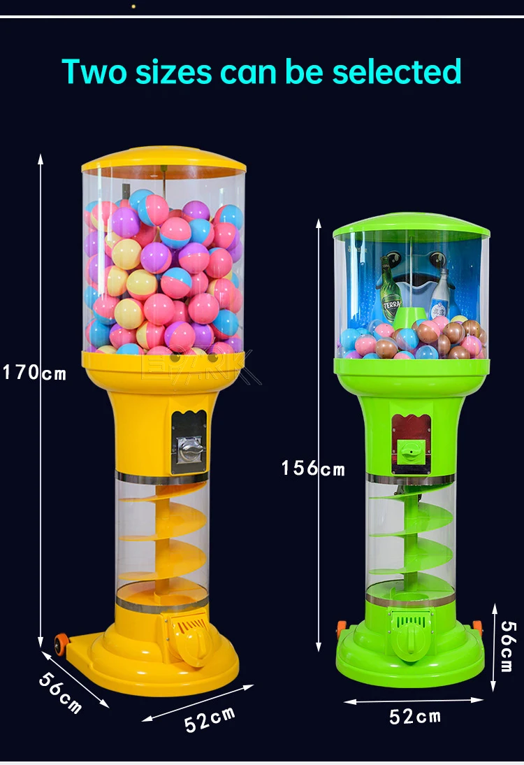 Kids Coin Operated Gashapon Vending Machines Customizable Video Toy ...