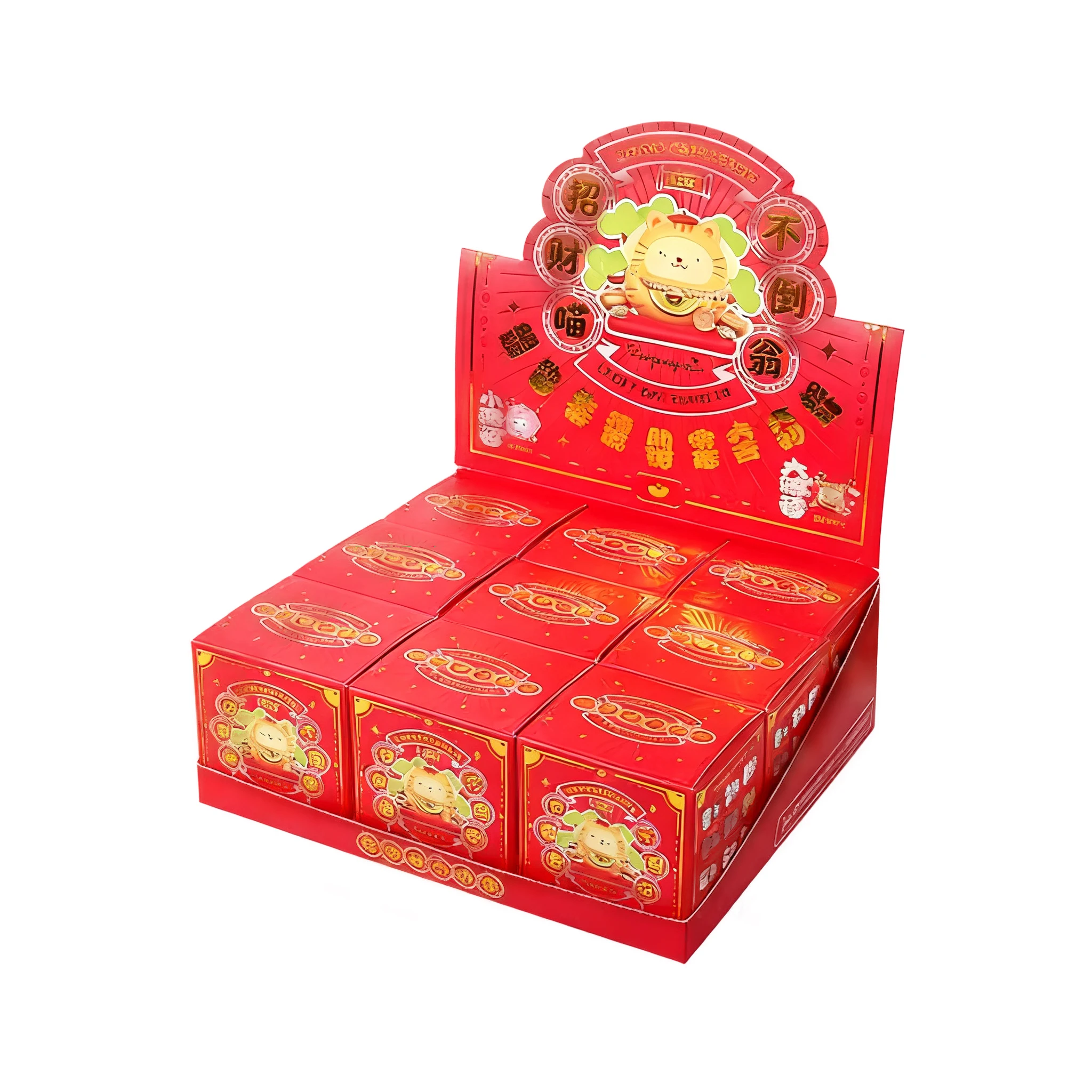 Authentic TOPTOY for Sanrio Family Lucky Cat Tumbler Series