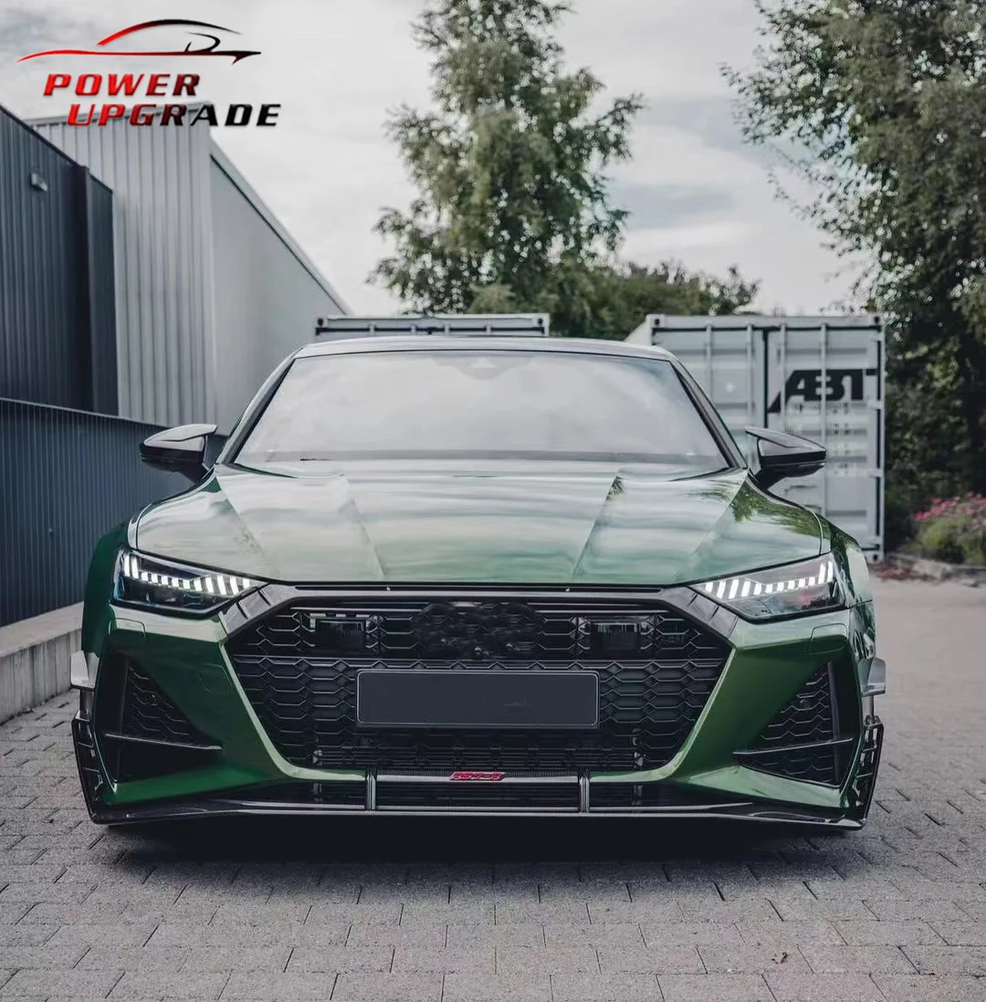 干碳纤维rs7前保险杠装饰奥迪rs7型sportback 4门2019 2021 Buy 奥迪 (audi) Rs7 C8