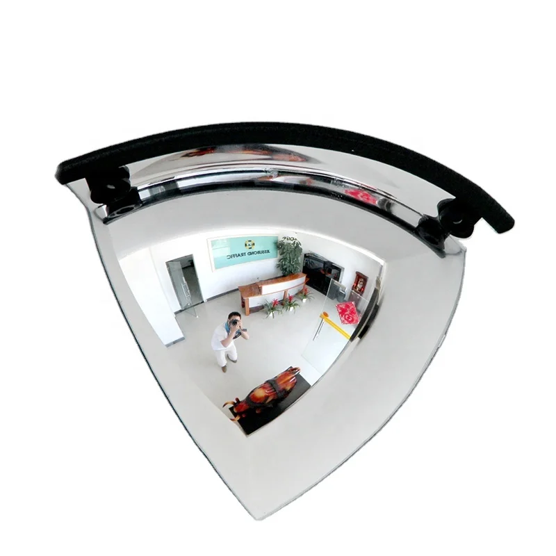 30 градусов сферическое зеркало небьющееся Угловое отражающее выпуклое зеркало безопасности дорожного движения